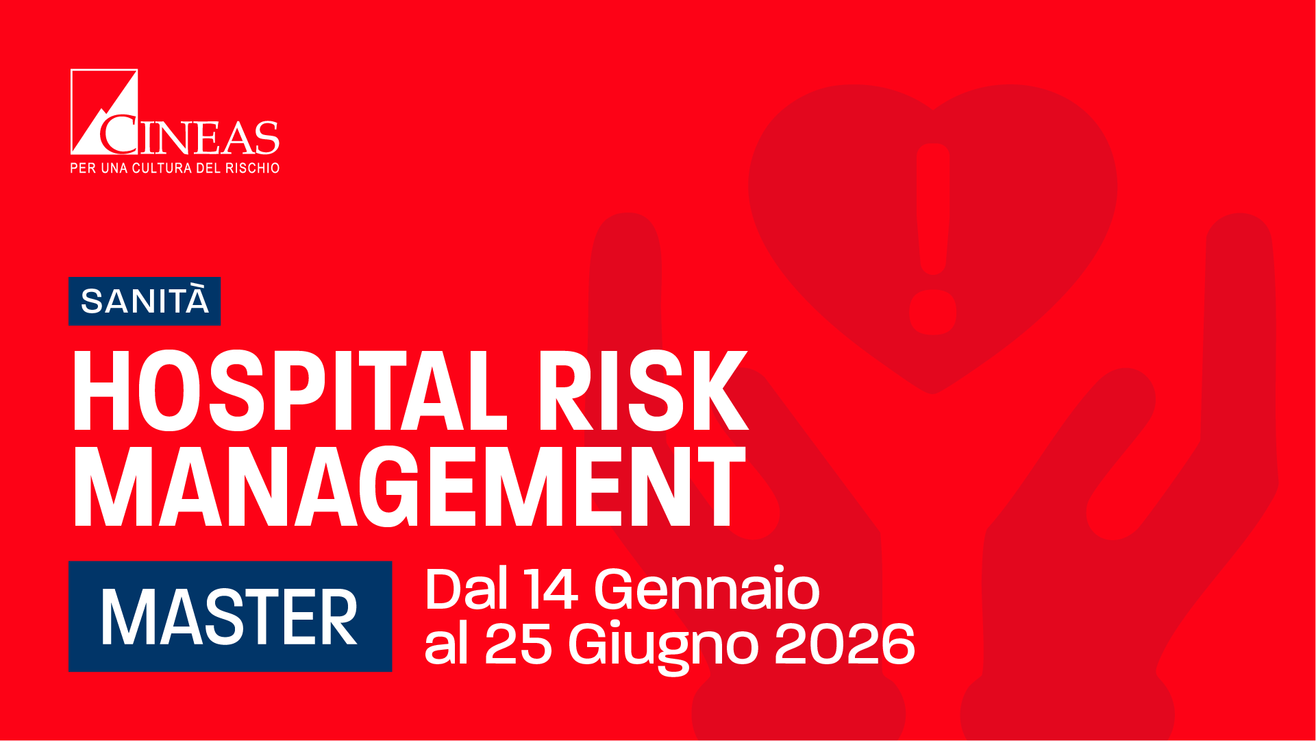 Hospital Risk Management: master di Cineas