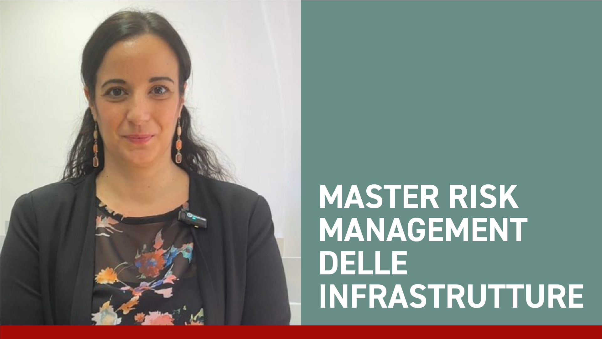 master rischi infrastrutture